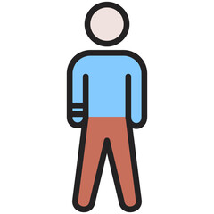 Broken Hand Icon