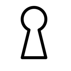 key in keyhole