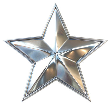 PNG Silver star silver illustration silver star.