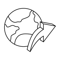 A beautiful design icon of network cloud