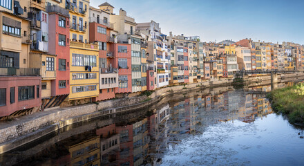 Houses of the Onyar River (Cases de l'Onyar), houses declared Architectural Heritage of Catalonia,...