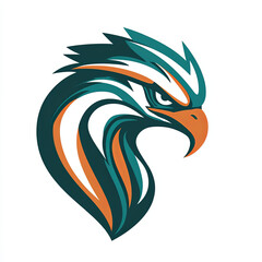 Naklejka premium team sports logo eagle