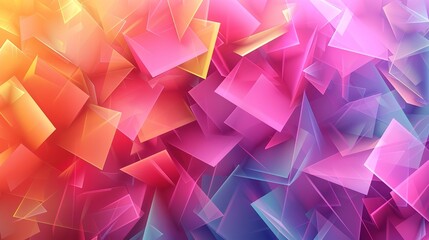 Fototapeta premium Vibrant Abstract Art with Colorful Shapes