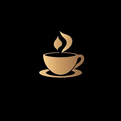 Obraz premium coffee brand logo