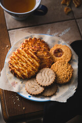 Biscuits et gâteaux bretons avec cidre de pomme