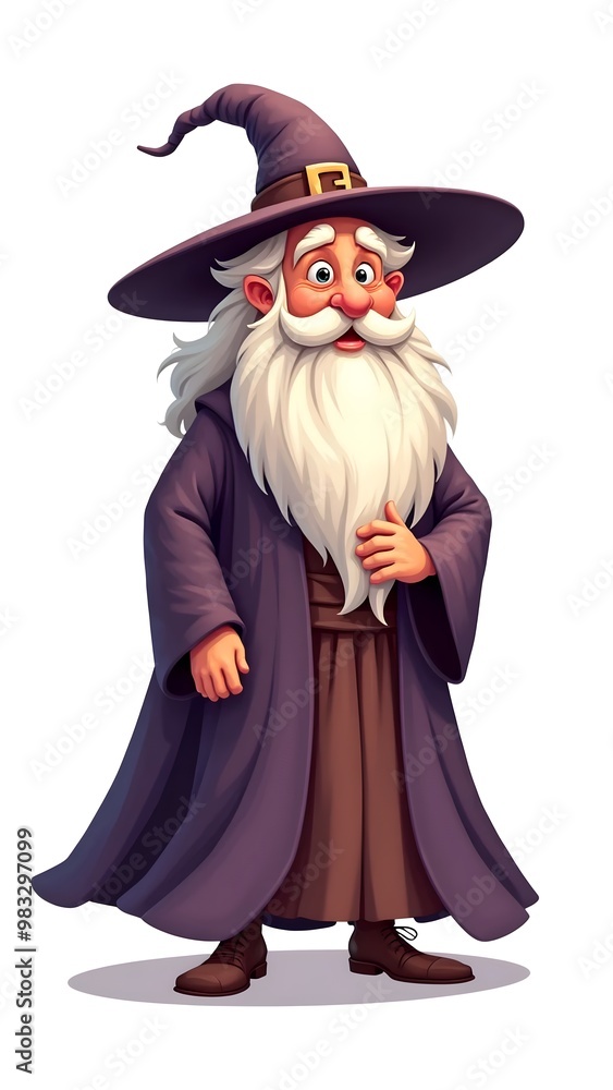 Canvas Prints wizard cartoon