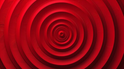 Obraz premium A red circle with a red background