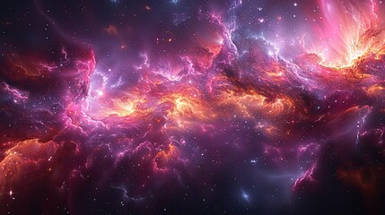 Fototapeta premium Space abstract background