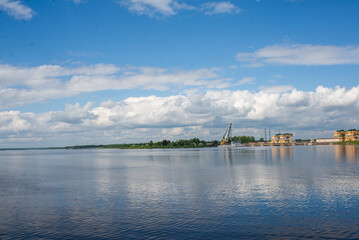 view of the river in the city