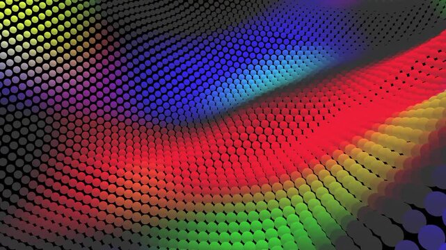 Puffed: Particle color geometry shape object landscape abstract formation generative animation art generative technology Design Motion