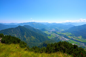 Fototapeta premium Beautiful view of the village Bad Ischl in Austria.