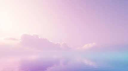 Fototapeta premium A delicate gradient background blending from soft lavender to light sky blue, creating a peaceful and dreamy visual.