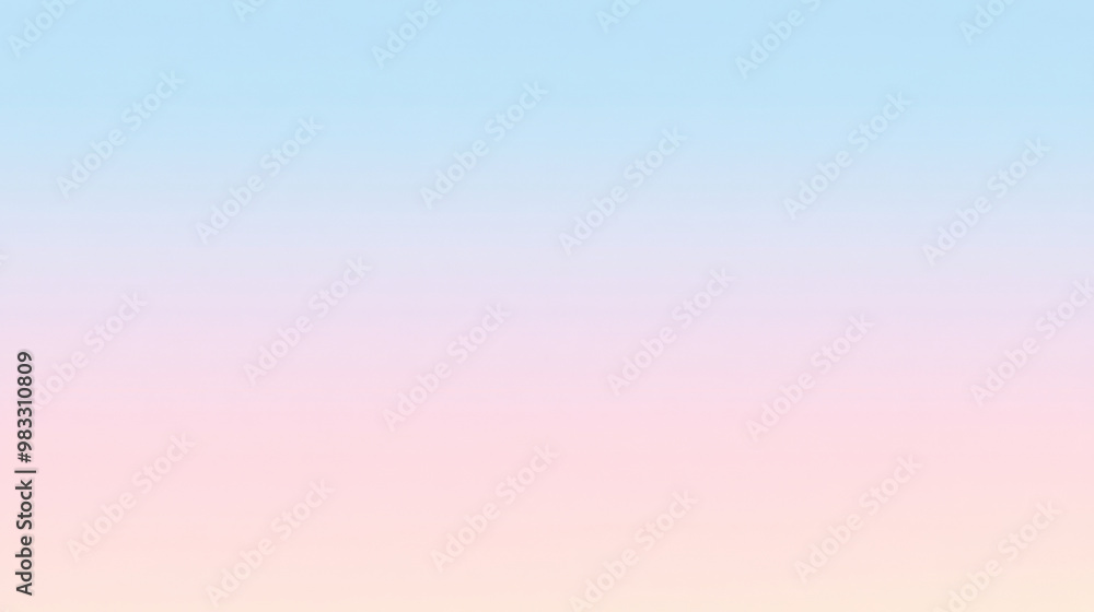 Poster A minimal gradient background with light pastel shades, starting with baby blue at the top and fading into light pink at the bottom.