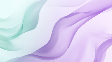 A delicate gradient from pale mint to soft lavender, with smooth, seamless blending creating a serene and refreshing background.