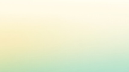 Fototapeta premium A gentle gradient background blending from soft mint green to light yellow, with smooth transitions for a serene and calming visual.