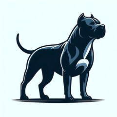 Obraz premium Portrait and magnificence of a pitpul