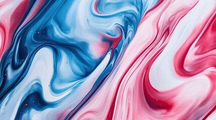 Fluid art texture. Mixing paint of different colors. Illustration for cover, card, postcard, interior design, banner, poster, brochure or presentation.