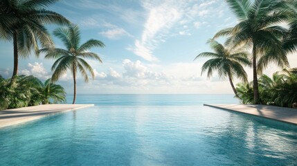Fototapeta premium Tropical Paradise Pool