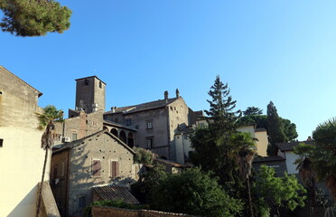 Alte Steinhäuser in Viterbo