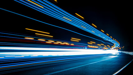 car driving on the highway