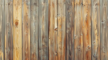 Naklejka premium Old brown rustic light bright wooden texture - wood background panorama banner long.