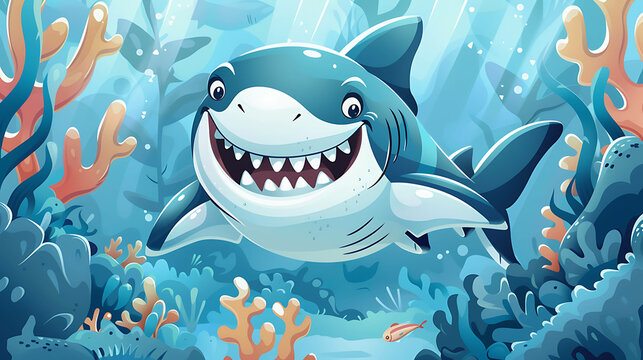「Cartoon Sharks」の写真素材 | 135,397件の無料イラスト画像 | Adobe Stock