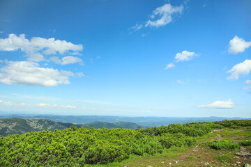 Beautiful mountain landscape in Carpathians, Ukraine