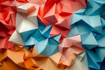 Obraz premium Abstract Vision. Abstract paper background concepts