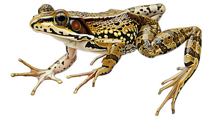 Fototapeta premium A detailed illustration of a frog.