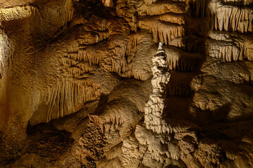 Beautiful decoration in the cave.
