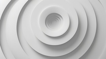 Obraz premium Abstract Geometric White Shapes Architecture Background