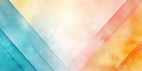 Abstract gradient background with colorful layers in soft blue, coral, and yellow tones creates a calming and modern atmosphere, featuring smooth transitions and serene vibe throughout the design.