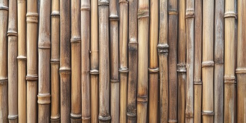 Fototapeta premium Natural Texture Wall Art - Bamboo Split Pattern