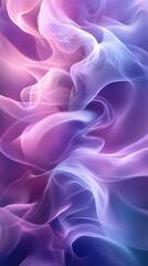 Fototapeta premium Abstract Purple and Blue Smoke or Fabric Swirls