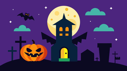 Halloween Element Vector Background for Banner Design | Spooky Illustration for Halloween Themes