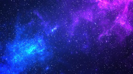 Fototapeta premium Cosmic Nebula with Stars and Galaxy Dust