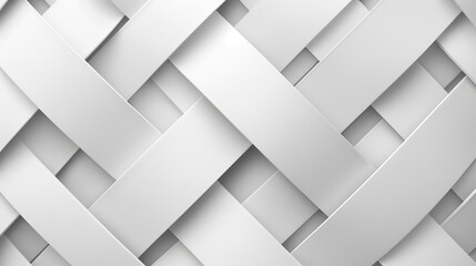 Abstract Geometric White Shapes Architecture Background