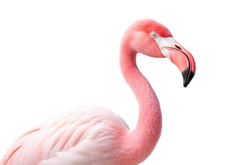 Obraz premium PNG Flamingo bird animal beak white background.