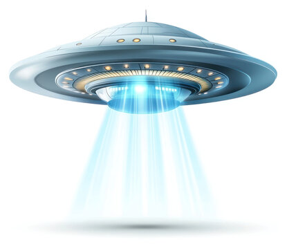PNG Futuristic UFO spaceship illustration