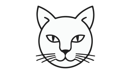 cat outline illustration