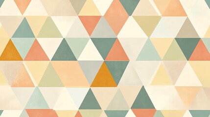 Abstract geometric background with a pattern of colorful triangles.