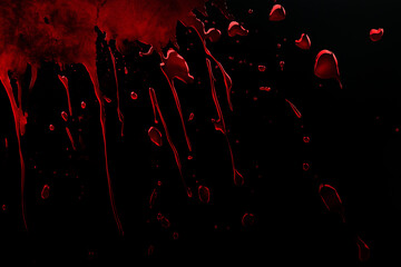 Blood Splatter overlay black background
