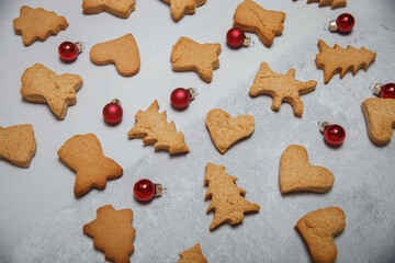christmas cookies on a plate
