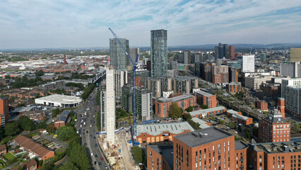 Naklejka premium City of Manchester - Europe -United Kingdom - England - City of Manchester