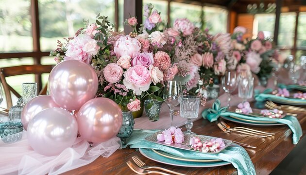 Delightful kids  party setup with creative themed decorations for an unforgettable celebration