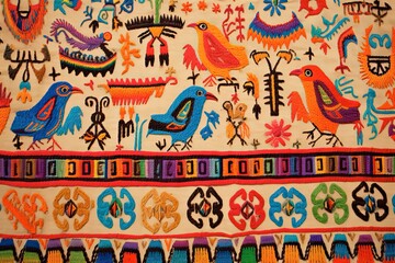 Aztec Vintage Embroidery aztec, artistry, vintage, embroidery