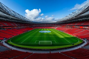 Obraz premium Manchester, England has a rich sporting culture, hosting international events like the Commonwealth Games