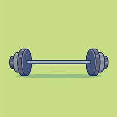 Simple Baseball Bat Icon Vector for Sports and Recreation