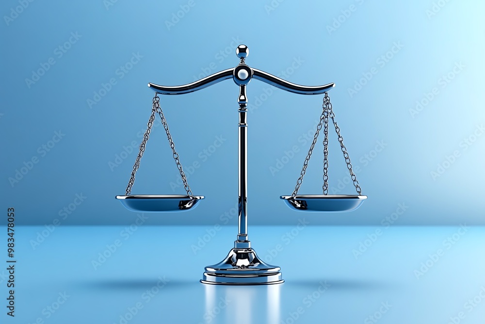 Poster Minimal Libra balance, with a straight horizontal line and two simple dots representing harmony