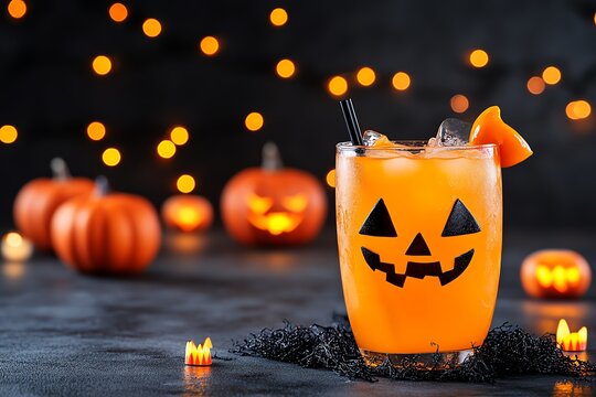 Scary Halloween themed drinks and cocktails for a chilling party